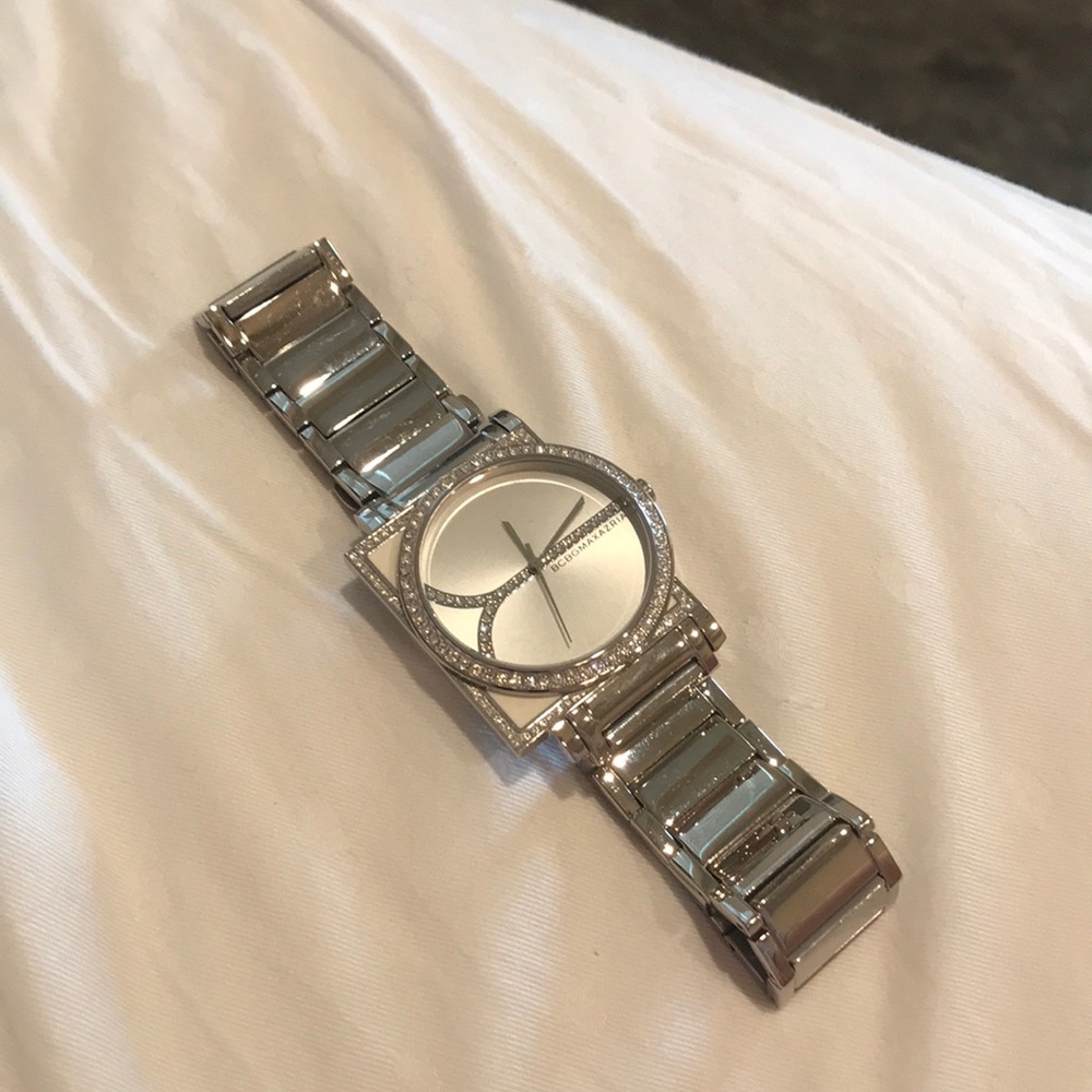 BCBG silver watch